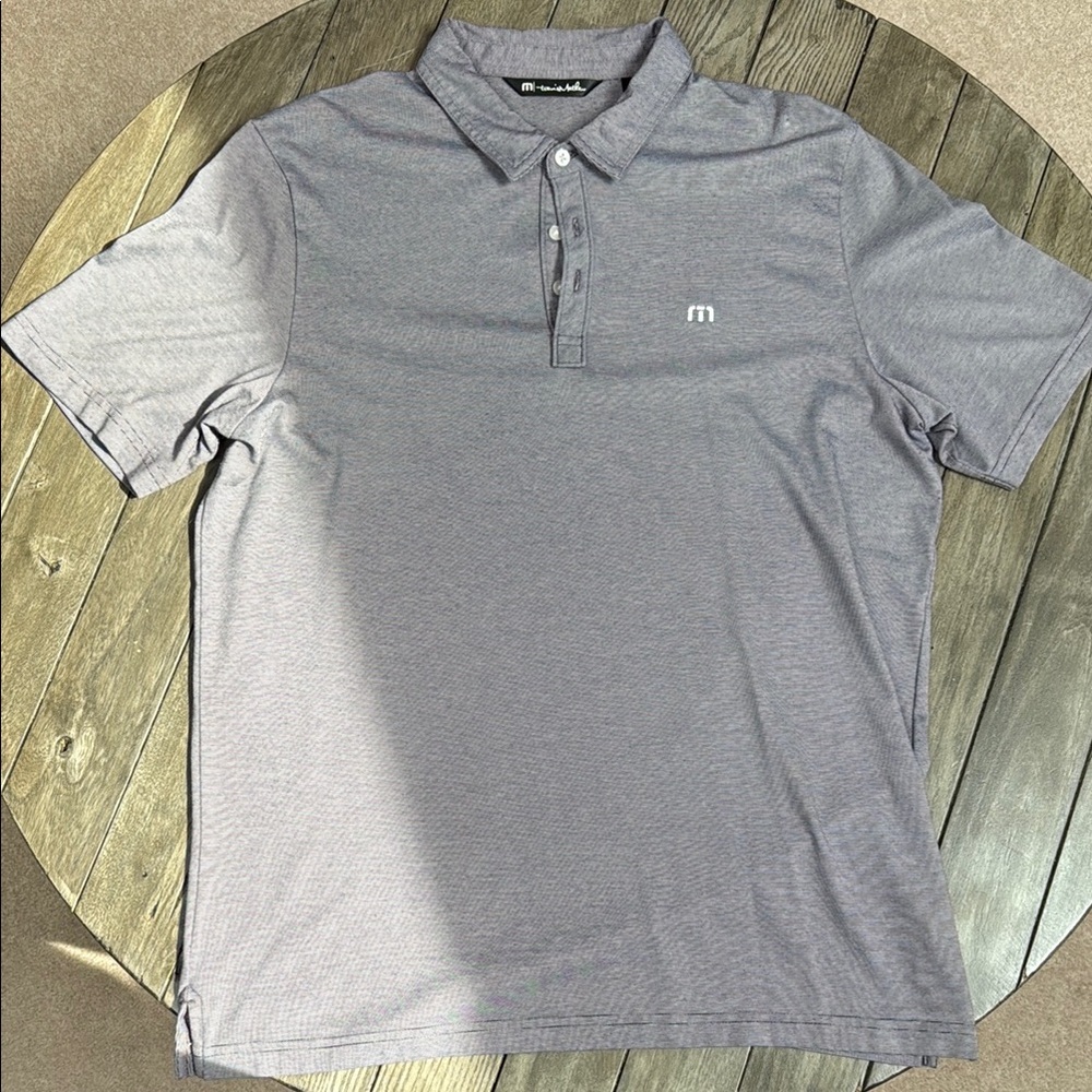 Travis Mathew Plum Golf Polo
